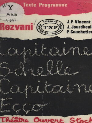 cover image of Capitaine Schelle, Capitaine Eçço
